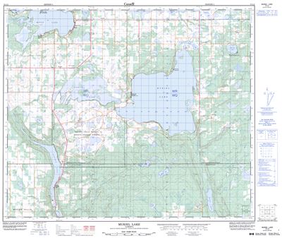 073L02 - MURIEL LAKE - Topographic Map
