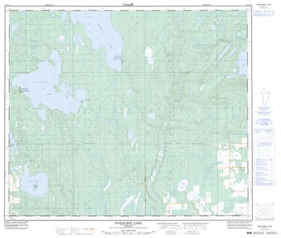 073L11 - PINEHURST LAKE - Topographic Map