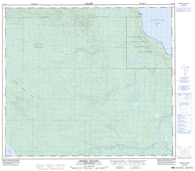 073N14 - MICHEL VILLAGE - Topographic Map