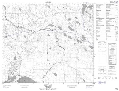 073O01 - PISEW LAKE - Topographic Map