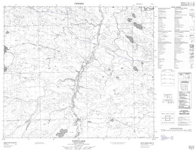073O02 - TIPPO RIVER - Topographic Map