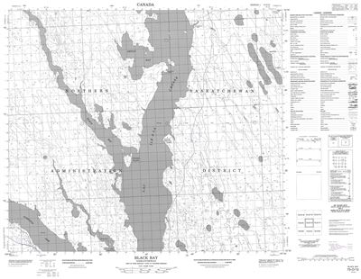 073O12 - BLACK BAY - Topographic Map