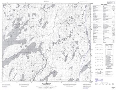 073O15 - BENTLEY BAY - Topographic Map