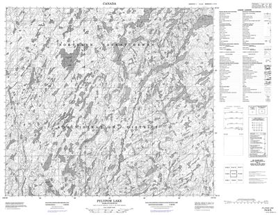 074A05 - PYLYPOW LAKE - Topographic Map