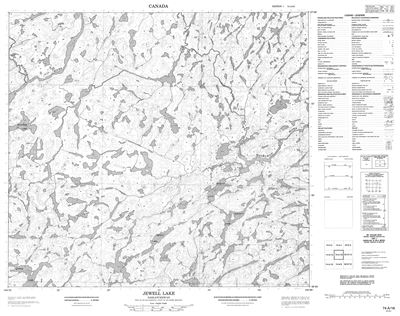 074A16 - JEWELL LAKE - Topographic Map
