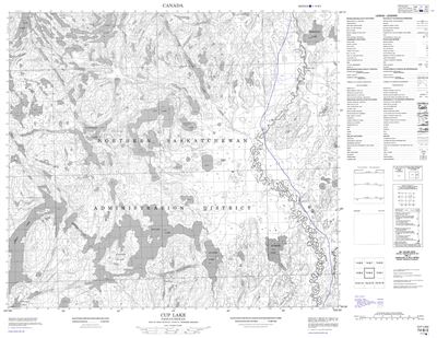 074B02 - CUP LAKE - Topographic Map