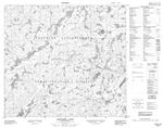 074B15 - DESNOMIE LAKES - Topographic Map