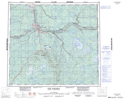 074D - FORT MCMURRAY - Topographic Map