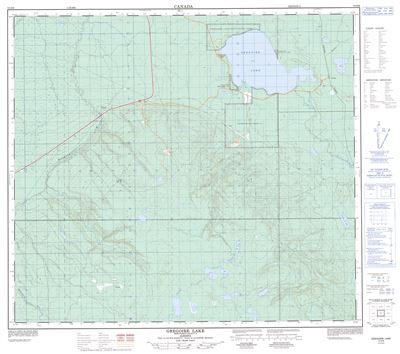 074D06 - WILLOW LAKE - Topographic Map