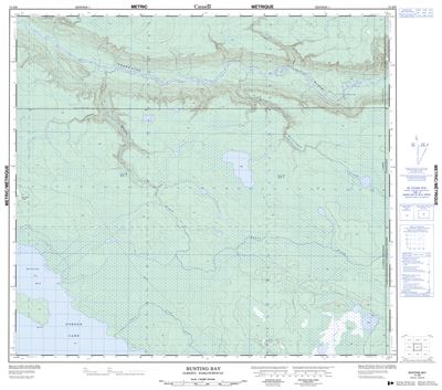 074D09 - BUNTING BAY - Topographic Map