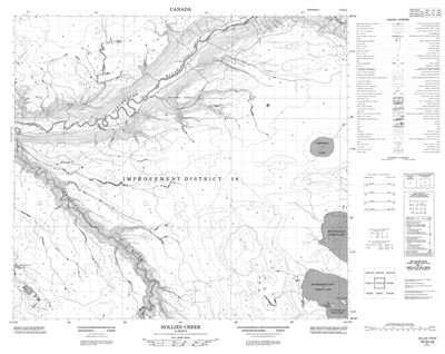 074D10 - HOLLIES CREEK - Topographic Map