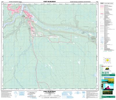 074D11 - FORT MCMURRAY - Topographic Map