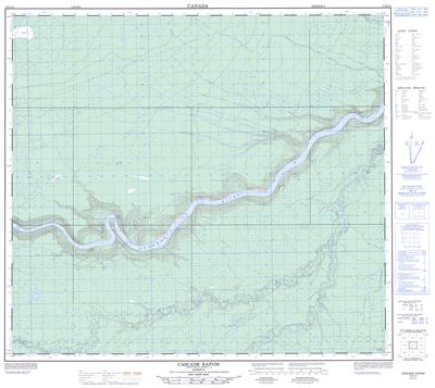 074D12 - CASCADE RAPIDS - Topographic Map