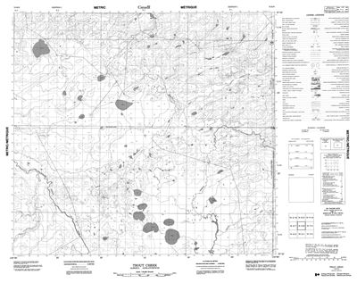 074E08 - TROUT CREEK - Topographic Map