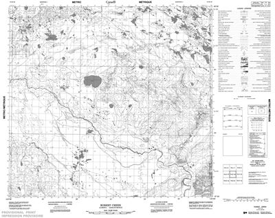 074E16 - ROBERT CREEK - Topographic Map