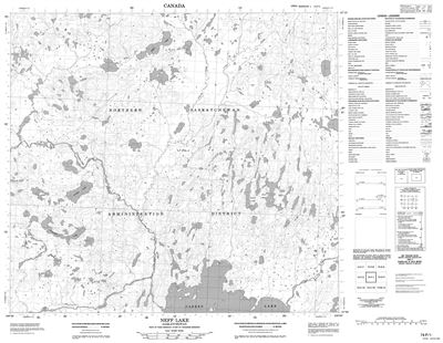074F01 - NEFF LAKE - Topographic Map