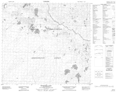074F02 - PICKFORD LAKE - Topographic Map