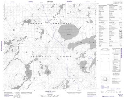 074F06 - PRESTON LAKE - Topographic Map