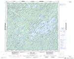 074G - CREE LAKE - Topographic Map