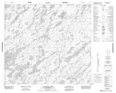 074H03 - LOCKWOOD LAKE - Topographic Map