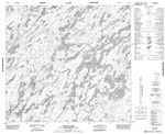 074H10 - KEEFE LAKE - Topographic Map