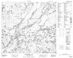 074H13 - RABINOVITCH LAKE - Topographic Map