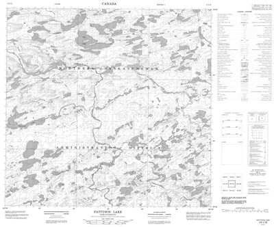 074I15 - PATTYSON LAKE - Topographic Map