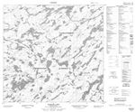 074I16 - KOSDAW LAKE - Topographic Map