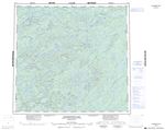 074J - LIVINGSTONE LAKE - Topographic Map