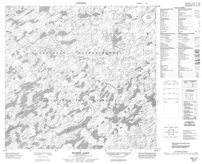 074J07 - RUMPEL LAKE - Topographic Map
