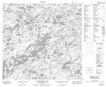 074J11 - LIVINGSTONE LAKE - Topographic Map