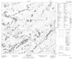074K05 - CLUFF LAKE - Topographic Map