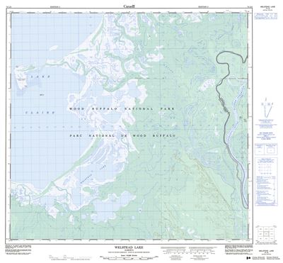 074L05 - WELSTEAD LAKE - Topographic Map