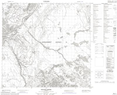 074L07 - KEANE CREEK - Topographic Map