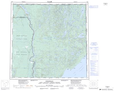 074M - FITZGERALD - Topographic Map