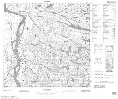 074M03 - RYAN LAKE - Topographic Map