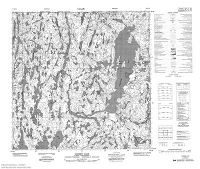 074M16 - ANDREW LAKE - Topographic Map