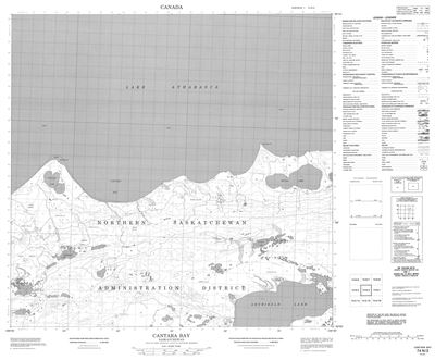 074N02 - CANTARA BAY - Topographic Map