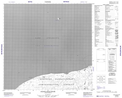 074N04 - POINTE ENNUYEUSE - Topographic Map