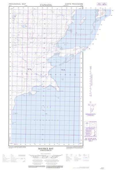 074N05 - MAURICE BAY - Topographic Map