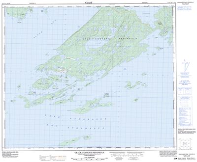 074N07 - CRACKINGSTONE PENINSULA - Topographic Map
