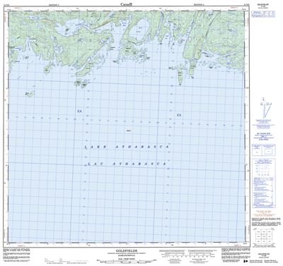 074N08 - GOLDFIELDS - Topographic Map