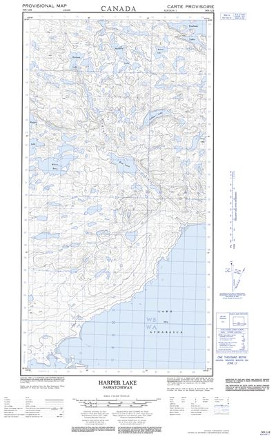 074N12E - HARPER LAKE - Topographic Map
