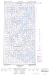074N13E - THAINKA LAKE - Topographic Map