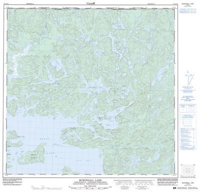 074N15 - BURCHNALL LAKE - Topographic Map