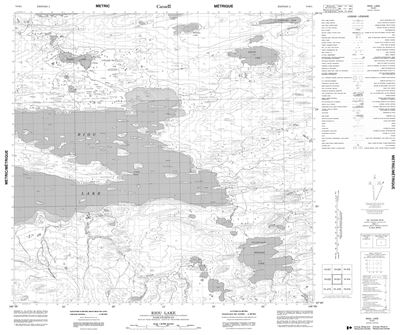 074O01 - RIOU LAKE - Topographic Map