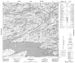 074O07 - LOWE LAKE - Topographic Map