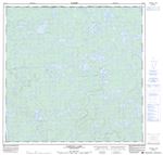074O14 - CARCOUX LAKE - Topographic Map