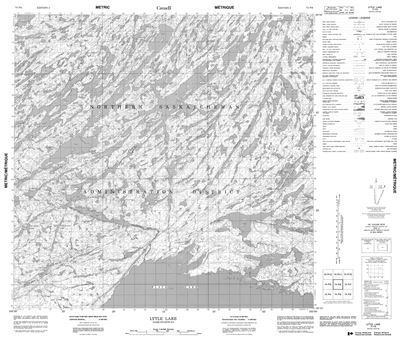 074P06 - LYTLE LAKE - Topographic Map