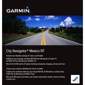Garmin MapSource City Navigator Mexico NT